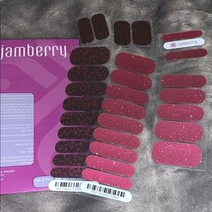 Jamberry Nail Wraps 2 Pack Sparkly Half Sheets
